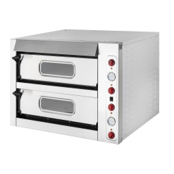 Körbe samottos kétaknás pizzakemence FF44 - 8x34 cm Körbe samottos kétaknás pizzakemence FF44 - 8x34 cm