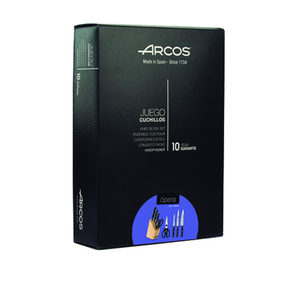 Arcos 4-piece set - In a wooden holder Arcos 4-piece set - In a wooden holder