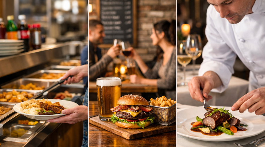 Büfé, bisztró vagy fine dining? Így találd meg a saját utad a vendéglátásban
