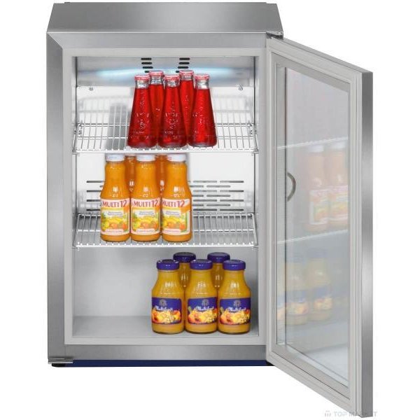Liebherr Fkv 503 type 45 liter beverage cooler with glass door, stainless steel cover Coolers