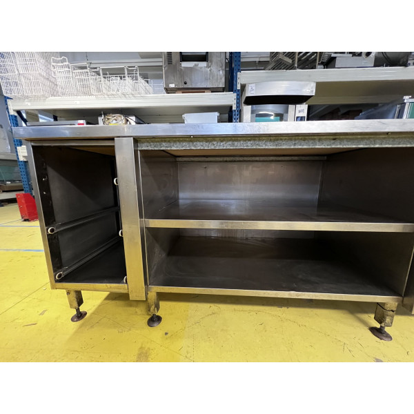 Neutrale Edelstahl-Arbeitsplatte