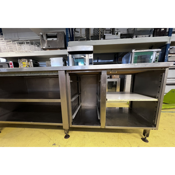 Neutrale Edelstahl-Arbeitsplatte