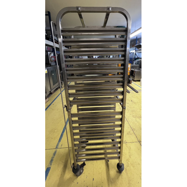 Tálcaszedő kocsi 18xGN1/1-es tálcáknak - tálcatartó