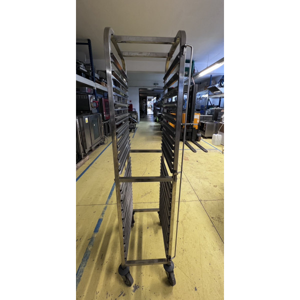 Tálcaszedő kocsi 18xGN1/1-es tálcáknak - tálcatartó