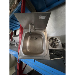 Rozsdamentes fali kézmosó Mosószeradagolóval Rozsdamentes fali kézmosó Mosószeradagolóval