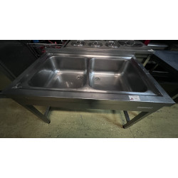 Rozsdamentes 2 medencés mosogató