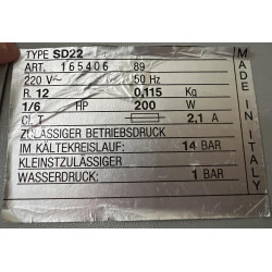 SD 22 Eismaschine SD 22 Eismaschine