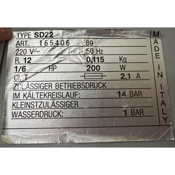 SD 22 Jéggép SD 22 Jéggép