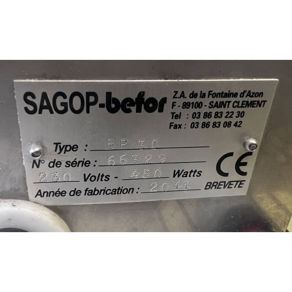 SAGOP-befor BP 30 tálcazáró gép SAGOP-befor BP 30 tálcazáró gép