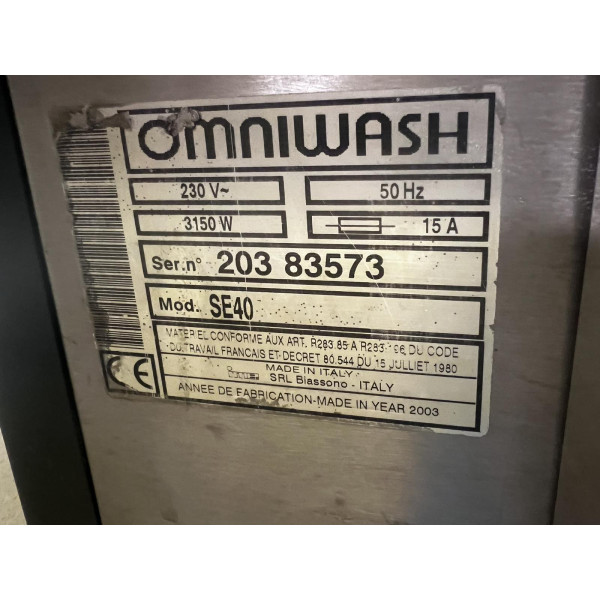 OMNIWASH SE Mosogatógép OMNIWASH SE Mosogatógép
