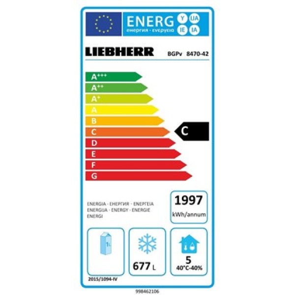 Liebherr BGPV8470 ProfiLine Gefrierschrank 856/667 l Beschreibung Liebherr BGPV8470 ProfiLine Gefrierschrank 856/667 l Beschreibung