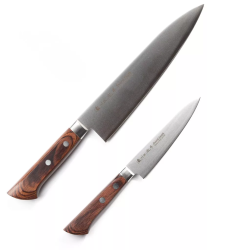 Satake Noushu Masamune Saku Shirogami Kohlenstoffstahl-Messer Set