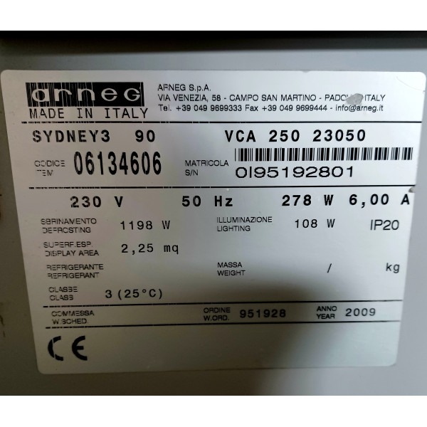 Arneg delicatecy counter 2.65 m Arneg delicatecy counter 2.65 m