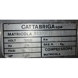 Cattabriga PS30, fagylalt pasztörizáló gép 