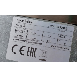 Fagor jéggép, vízhűtéses, 20 kg/nap Fagor jéggép, vízhűtéses, 20 kg/nap