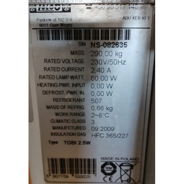 Igloo tobi 2.5 m deli cooler, deli counter