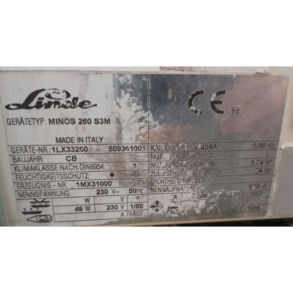 Linde Minos csemegehűtő 2,6 m-es