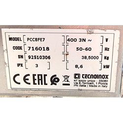 Technoinox, 4 kerámialapos tűzhely