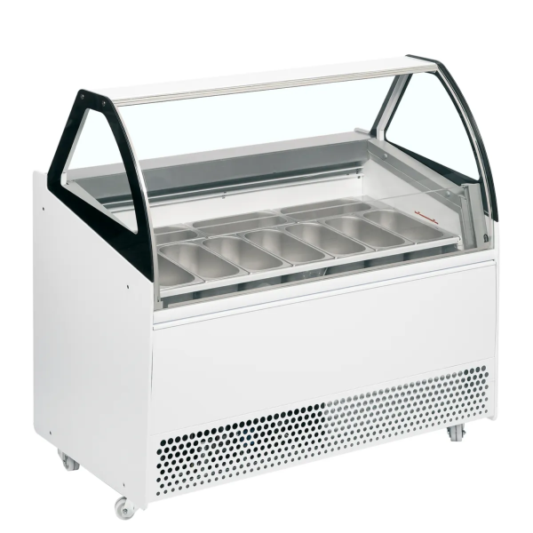 Tefcold Bermuda View RV10 - Ventilations-Eisvitrine - 10 Behälter Tefcold Bermuda View RV10 - Ventilations-Eisvitrine - 10 Behälter