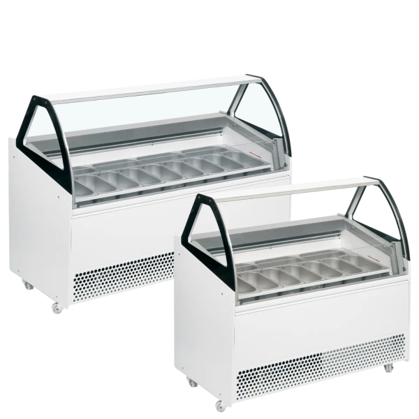 Tefcold Bermuda View RV13 - Belüftete Eisvitrine - 13 Schalen