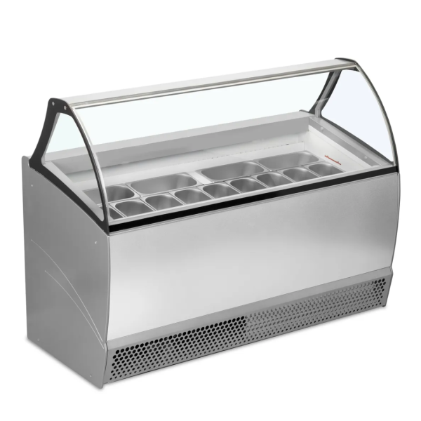 Tefcold Bermuda RV13 - Ventilations-Eisvitrine - 13 Behälter Tefcold Bermuda RV13 - Ventilations-Eisvitrine - 13 Behälter