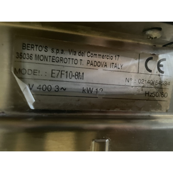 Bertos 10+10-Liter-Ölfritteuse Bertos 10+10-Liter-Ölfritteuse