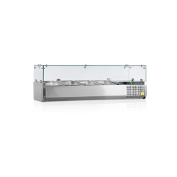 Tefcold VK33-120 Feltéthűtő,Hűtővitrin 120cm 5xGN1/4 Tefcold VK33-120 Feltéthűtő,Hűtővitrin 120cm 5xGN1/4