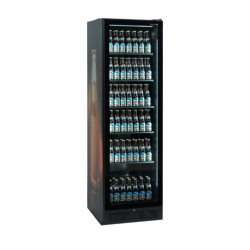 Tefcold glass door drinks cooler 387l