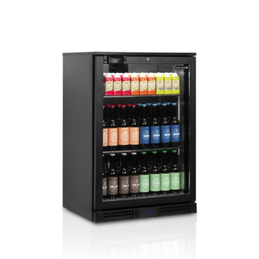 Tefcold glass door drinks cooler 128l