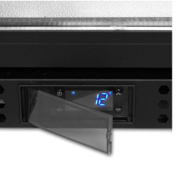 Tefcold glass door drinks cooler 128l