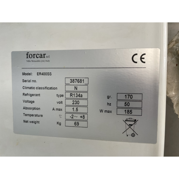 Forcar ER400SS Kühlschrank, Hintergrundkühler Forcar ER400SS Kühlschrank, Hintergrundkühler