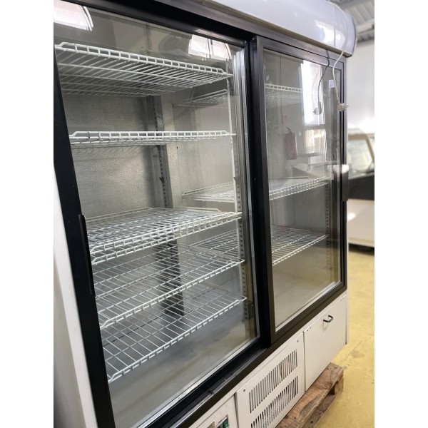 Sliding door refrigerator - 1400L Glass door fridges