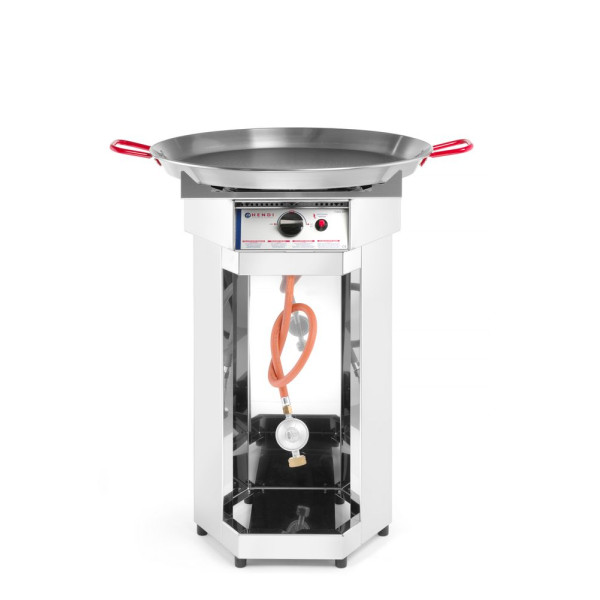 Paella grillsütő 600, HENDI, 4,8kW, 600x600x(H)870mm 146002