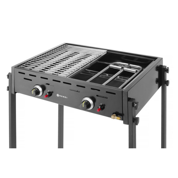 Roast-Master Pro fekete, HENDI, Fekete, 11,6kW, 790x560x(H)900mm 148822
