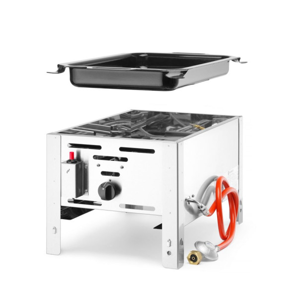 Bake-Master Asztali grillsütő Mini, HENDI, 5,8kW, 340x540x(H)300mm 154601