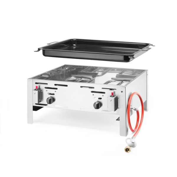 Bake-Master Maxi Asztali grillsütő, HENDI, 11,6kW, 650x540x(H)300mm 154618