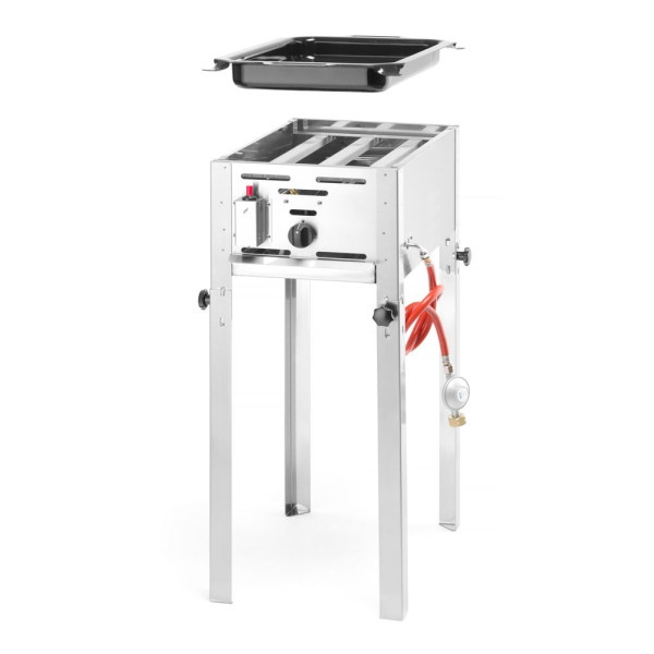 Gázüzemű Grill-Master Mini, HENDI, 5,8kW, 340x540x(H)840mm 154700
