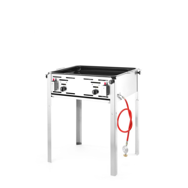 Gázüzemű Grill-Master Maxi, HENDI, 11,6kW, 650x540x(H)840mm 154717