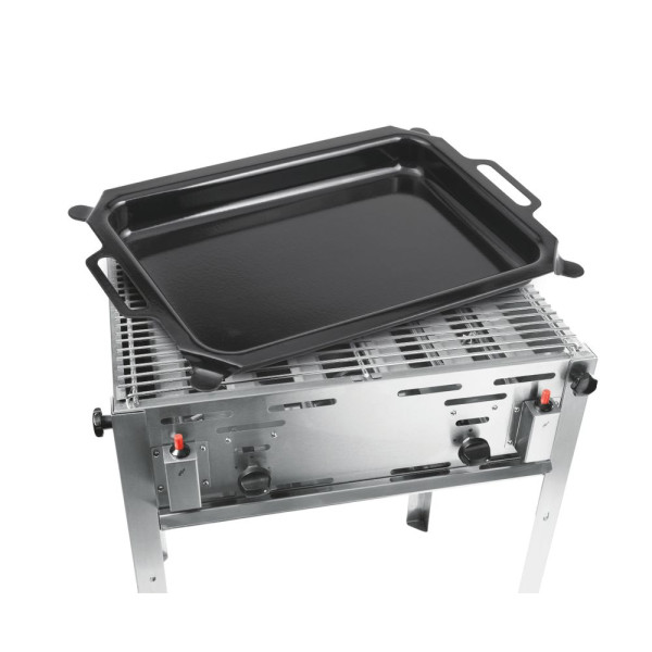 Gázüzemű Grill-Master Maxi, HENDI, 11,6kW, 650x540x(H)840mm 154717