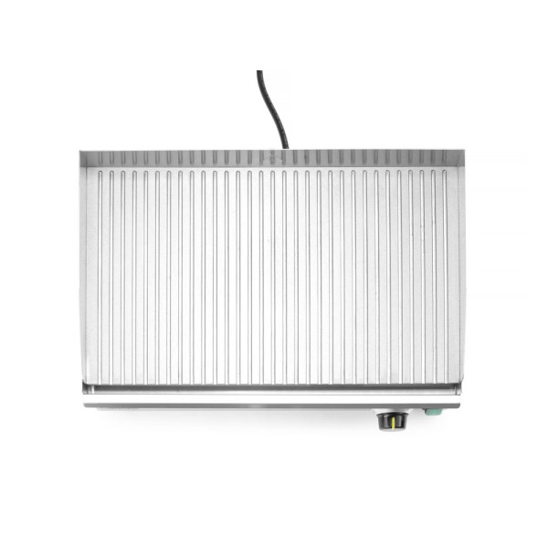 Rácsos bordás, HENDI, Kitchen Termékcsalád, 220-240V/2400W, 527x404x(H)233mm 154953