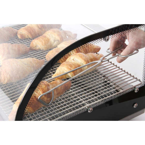 Hajlított szervírozó csipesz, HENDI, (L)235mm 171417