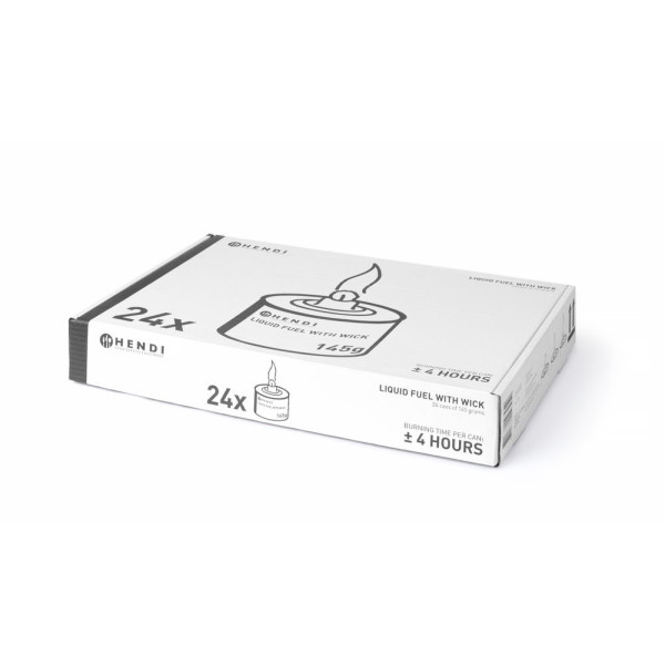 Folyékony égőpaszta kanóccal, HENDI, égési sérülések ± 6 óra, 24 db 193938