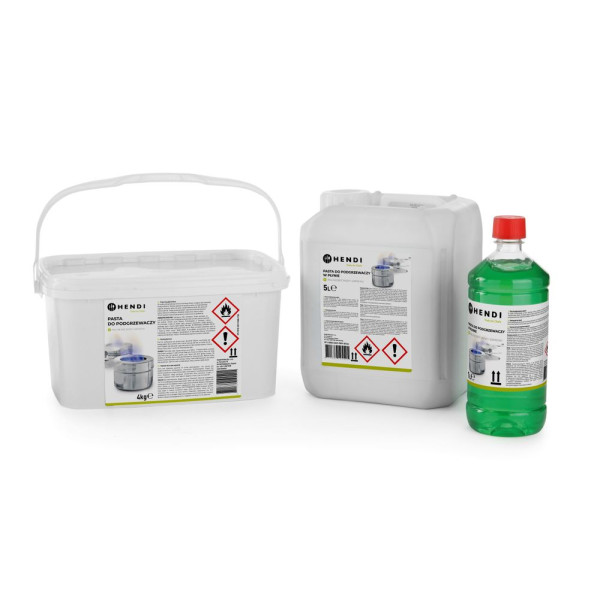 Chafing égőpaszta műanyag flakonban, HENDI, Átlátszó 195109