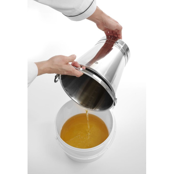 Vödör, HENDI, 11,5L, Fehér, ⌀300x(H)230mm 196007