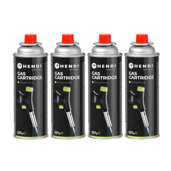 LPG gázpatron, HENDI, 4 db 199039