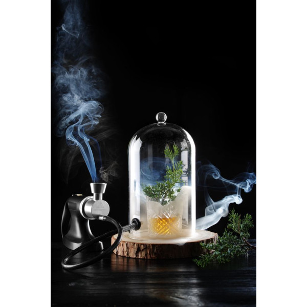 Üvegbúra szellőzővel, HENDI, Koktél kupola, ⌀130x(H)282mm 199657