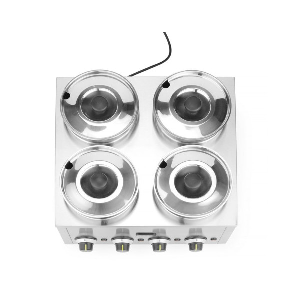 Melegentartó, HENDI, 16L, 220-240V/800W, 506x509x(H)298mm 201466