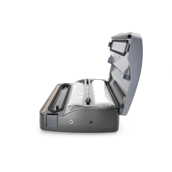 Fóliacsíkos vákuumcsomagoló gép tekercsadagolóval, HENDI, Budget Line, 220-240V/100W, 385x205x(H)95mm 201626