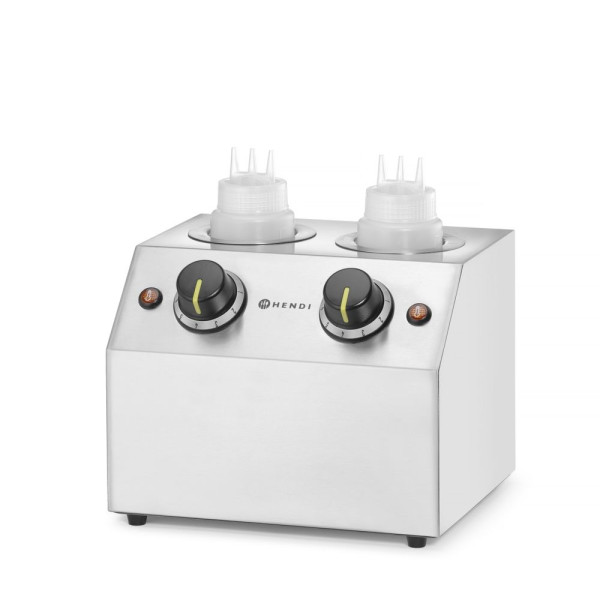 Dupla szószmelegítő, HENDI, 1,3L, 220-240V/400W, 270x223x(H)282mm 201725