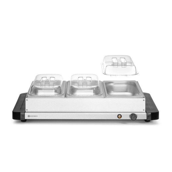 Ételmelegítő, HENDI, 220-240V/400W, 657x381x(H)161mm 201749